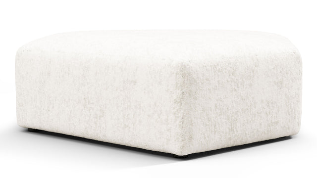 On the Rocks - On the Rocks Module, Seat Section 3, White Textured Chenille