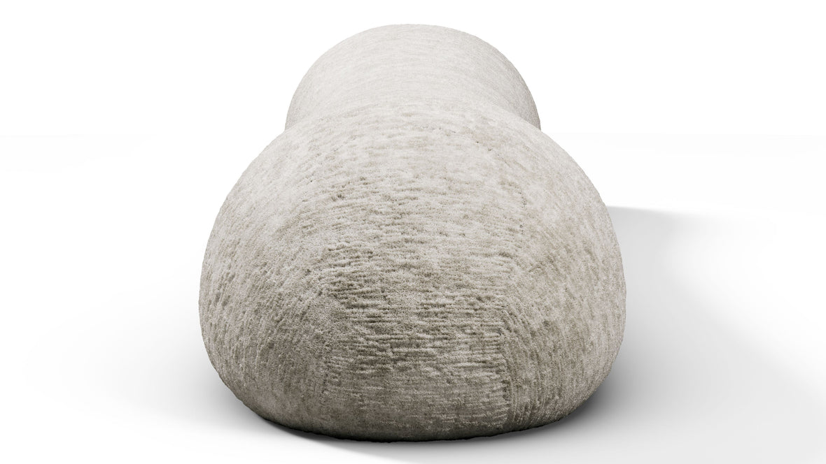 On the Rocks - On the Rocks Module, Backrest, Dove Textured Chenille