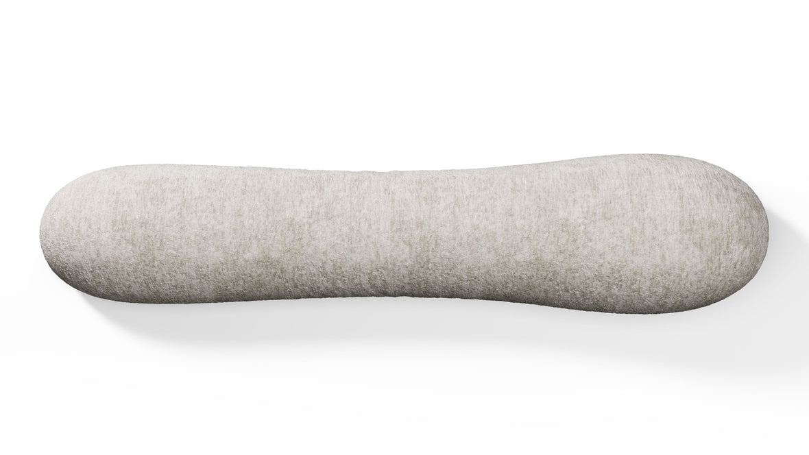 On the Rocks - On the Rocks Module, Backrest, Dove Textured Chenille