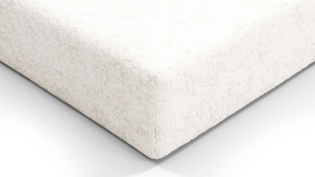 On the Rocks - On the Rocks Module, Seat Section 1, White Textured Chenille