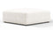 On the Rocks - On the Rocks Module, Seat Section 1, White Textured Chenille