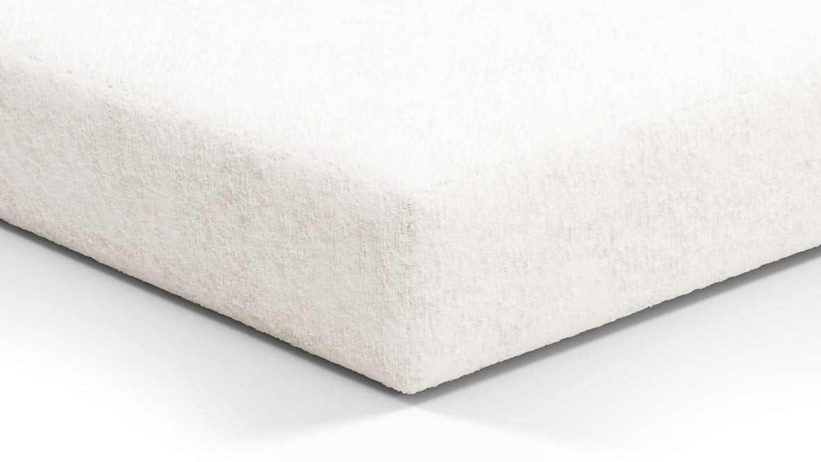 On the Rocks - On the Rocks Module, Seat Section 2, White Textured Chenille