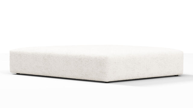 On the Rocks - On the Rocks Module, Seat Section 2, White Textured Chenille
