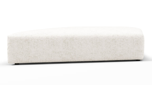 On the Rocks - On the Rocks Module, Seat Section 2, White Textured Chenille