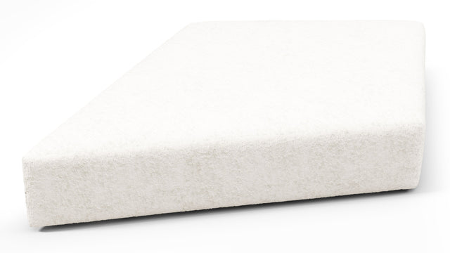 On the Rocks - On the Rocks Module, Seat Section 2, White Textured Chenille