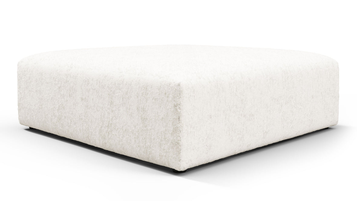 On the Rocks - On the Rocks Module, Seat Section 2, White Textured Chenille