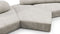On the Rocks - On the Rocks Sofa, Five Seater, Dove Textured Chenille