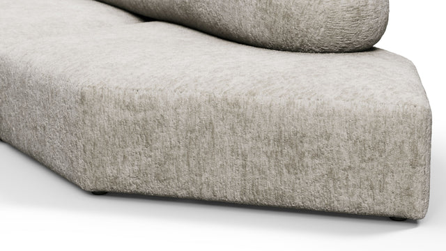 On the Rocks - On the Rocks Sofa, Five Seater, Dove Textured Chenille
