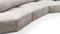 On the Rocks - On the Rocks Sofa, Large Corner, Dove Textured Chenille