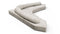 On the Rocks - On the Rocks Sofa, Large Corner, Dove Textured Chenille