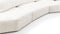 On the Rocks - On the Rocks Sofa, Large Corner, White Textured Chenille