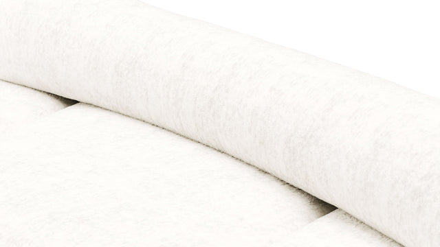 On the Rocks - On the Rocks Sofa, Large Corner, White Textured Chenille