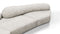 On the Rocks - On the Rocks Sofa, Left Corner, Dove Textured Chenille