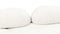 On the Rocks - On the Rocks Sofa, Left Corner, White Textured Chenille
