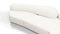 On the Rocks - On the Rocks Sofa, Right Corner, White Textured Chenille
