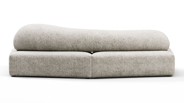 On the Rocks - On the Rocks Sofa, Small, Dove Textured Chenille