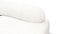 On the Rocks - On the Rocks Sofa, Small, White Textured Chenille