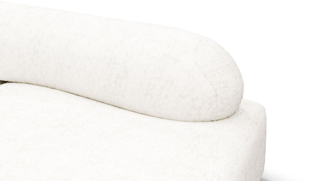 On the Rocks - On the Rocks Sofa, Small, White Textured Chenille