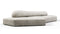 On the Rocks - On the Rocks Sofa, Three Seater, Left, Dove Textured Chenille