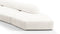 On the Rocks - On the Rocks Sofa, Three Seater, Left, White Textured Chenille
