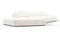 On the Rocks - On the Rocks Sofa, Three Seater, Left, White Textured Chenille