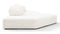 On the Rocks - On the Rocks Sofa, Three Seater, Left, White Textured Chenille