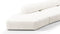 On the Rocks - On the Rocks Sofa, Three Seater, Right, White Textured Chenille