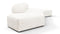 On the Rocks - On the Rocks Sofa, Three Seater, Right, White Textured Chenille