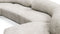 On the Rocks - On the Rocks Sofa, U Shape, Dove Textured Chenille