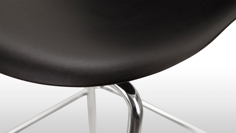 Versatile functionality|The Kooper is a versatile, functional stool that effortlessly transitions from a retro aesthetic to a minimalistic, modern vibe. Perhaps the most alluring feature of all is this stool’s versatility.
