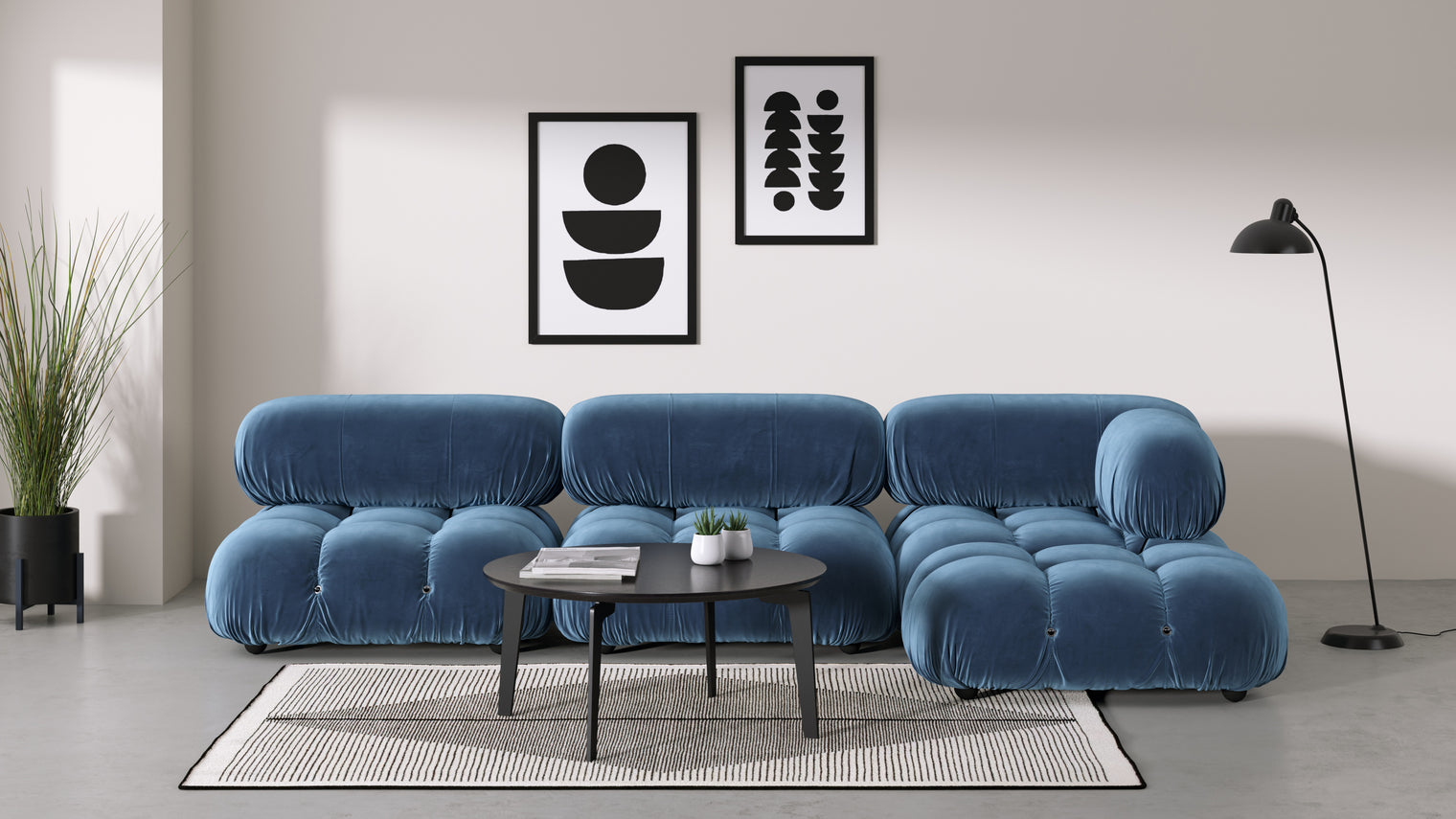 Stylish Sectional | With the Bellini’s sectional design, you can create a sofa that suits your space. The soft curves of each carefully crafted cushion create a luxurious and comfortable seat for the ultimate in stylish comfort.
