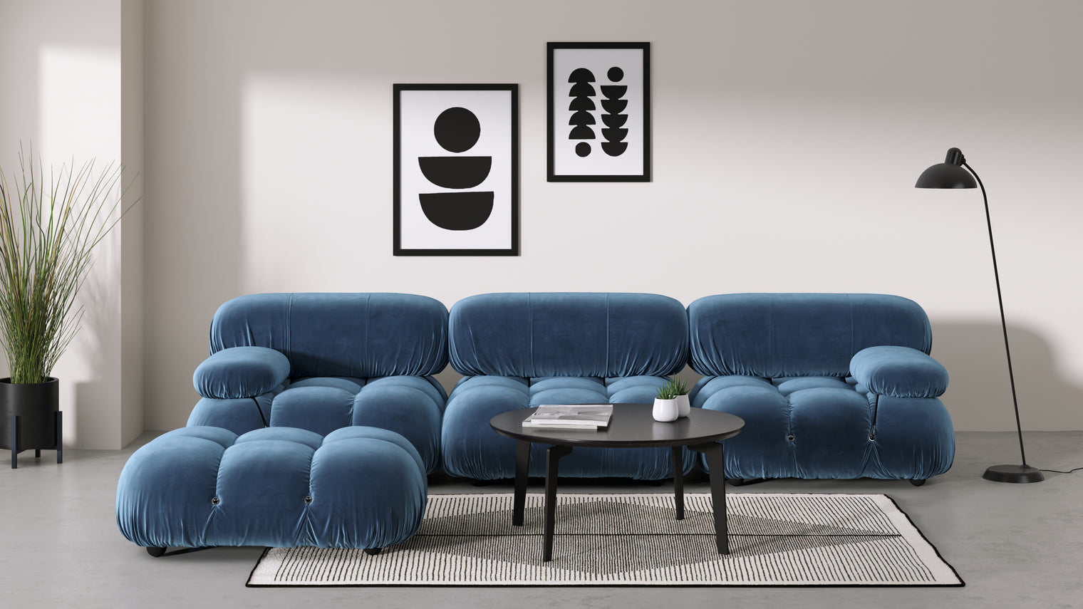 Stylish Sectional | With the Bellini’s sectional design, you can create a sofa that suits your space. The soft curves of each carefully crafted cushion create a luxurious and comfortable seat for the ultimate in stylish comfort.
