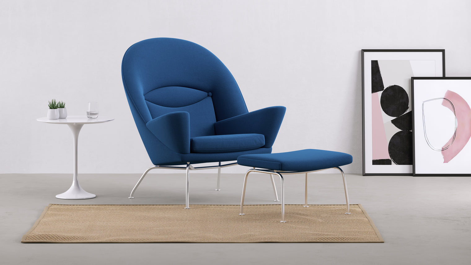 Perfect Pairing|Introducing the Oslo Ottoman, a perfect companion to the Oslo Chair, designed to elevate your lounging experience to new heights. Immerse yourself in comfort and style with this exquisite piece of furniture.
