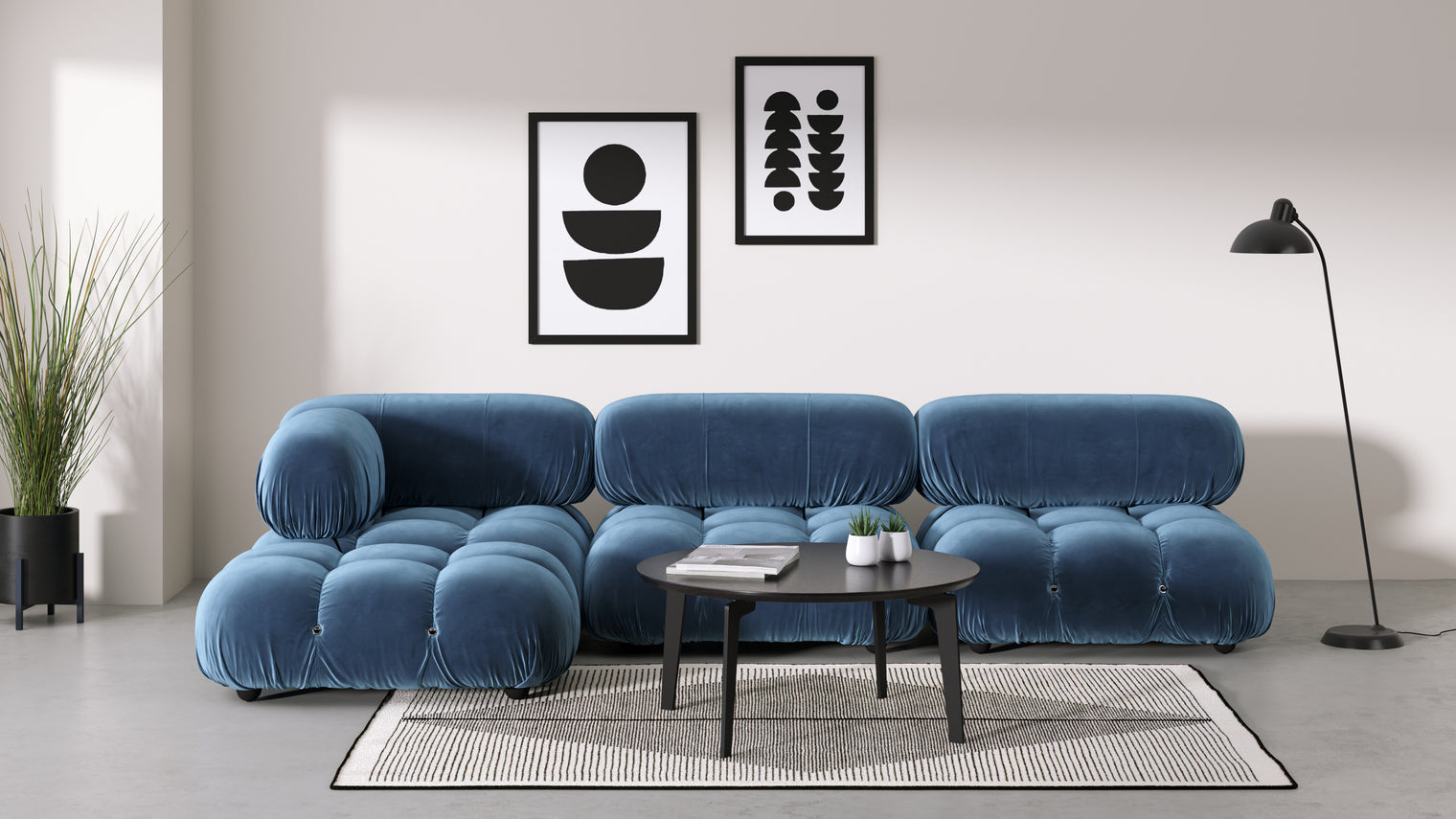 Stylish Sectional | With the Bellini’s sectional design, you can create a sofa that suits your space. The soft curves of each carefully crafted cushion create a luxurious and comfortable seat for the ultimate in stylish comfort.
