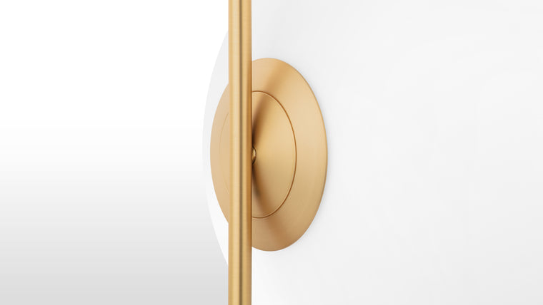 Crafted with Quality | Expertly created with a steel frame and available in brushed brass, chrome and black finishes, this contemporary table lamp is finished with a statement blown-glass opal diffuser, perfectly balanced on its slender stem. The IC T2 Table Lamp is designed to illuminate with a soft, ambient glow.
