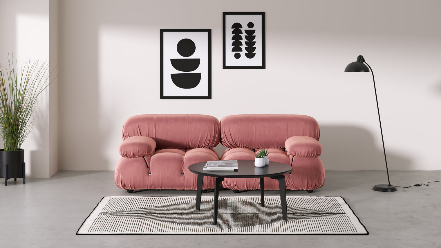 Stylish Sectional|With the Bellini’s sectional design, you can create a sofa that suits your space. The soft curves of each carefully crafted cushion create a luxurious and comfortable seat for the ultimate in stylish comfort.
