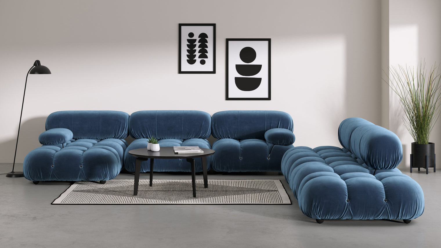 Stylish Sectional | With the Bellini’s sectional design, you can create a sofa that suits your space. The soft curves of each carefully crafted cushion create a luxurious and comfortable seat for the ultimate in stylish comfort.
