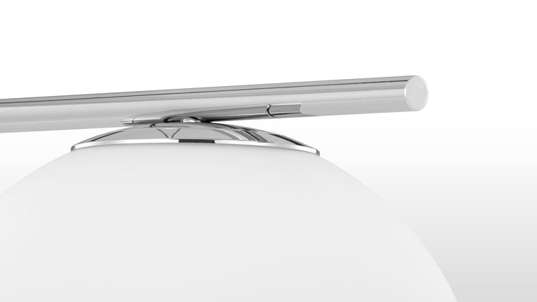 Designer Details | Made with high quality durable metal tubing and opaline glass, the IC Lights collection is designed to diffuse light softly, creating an ambient lighting solution which is both stylish and atmospheric. Available in luxe brass, black, and contemporary chrome finishes, there is something to suit every style.

