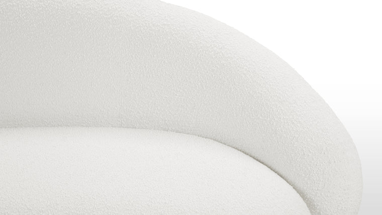 Luxurious Boucle | Minimal and contemporary in style, the Julep sofa is upholstered in premium boucle for an ultra-luxe feel. Each piece is stitched by hand and individually checked for a premium finish.
