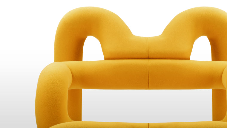 Embrace Your Space | With its extraordinary design, the Ekstrem Chair offers a seating experience that transcends the ordinary. Its unconventional contours and plush padding create a sense of enveloping comfort, allowing you to relax and unwind in a uniquely supportive embrace. The thoughtfully chosen upholstery adds a touch of personality and style to this exceptional chair.
