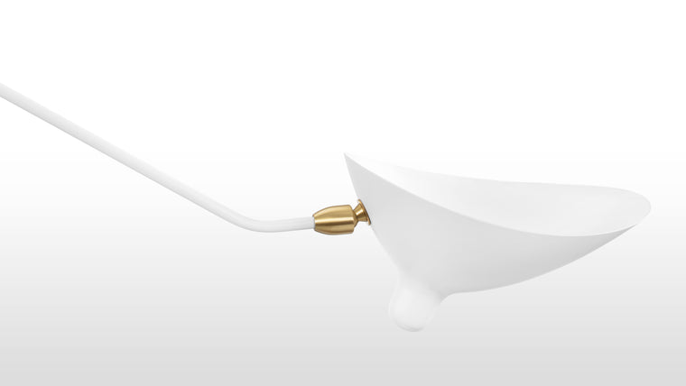 Iconic Silhouette | Beyond its artistic allure, the Mouille Spider 3 Arm Ceiling Lamp creates a mesmerizing play of light and shadow. The carefully designed shades and precise positioning of the light sources cast a warm and inviting glow, illuminating your space with a captivating ambiance. Whether used in a living room, dining area, or entryway, this ceiling lamp becomes the centerpiece that elevates the atmosphere of any room.
