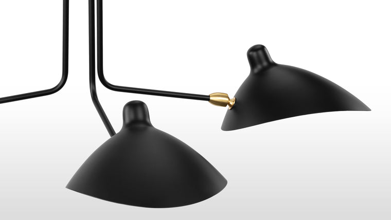 Elevate the Ordinary | Illuminate your space with the Mouille Small 3 Arm Ceiling Light. Embrace the extraordinary, celebrate the fusion of timeless elegance and contemporary design, and immerse yourself in a world of captivating illumination. Experience the transformative power of exceptional lighting and create an ambiance that reflects your unique taste and appreciation for extraordinary craftsmanship.
