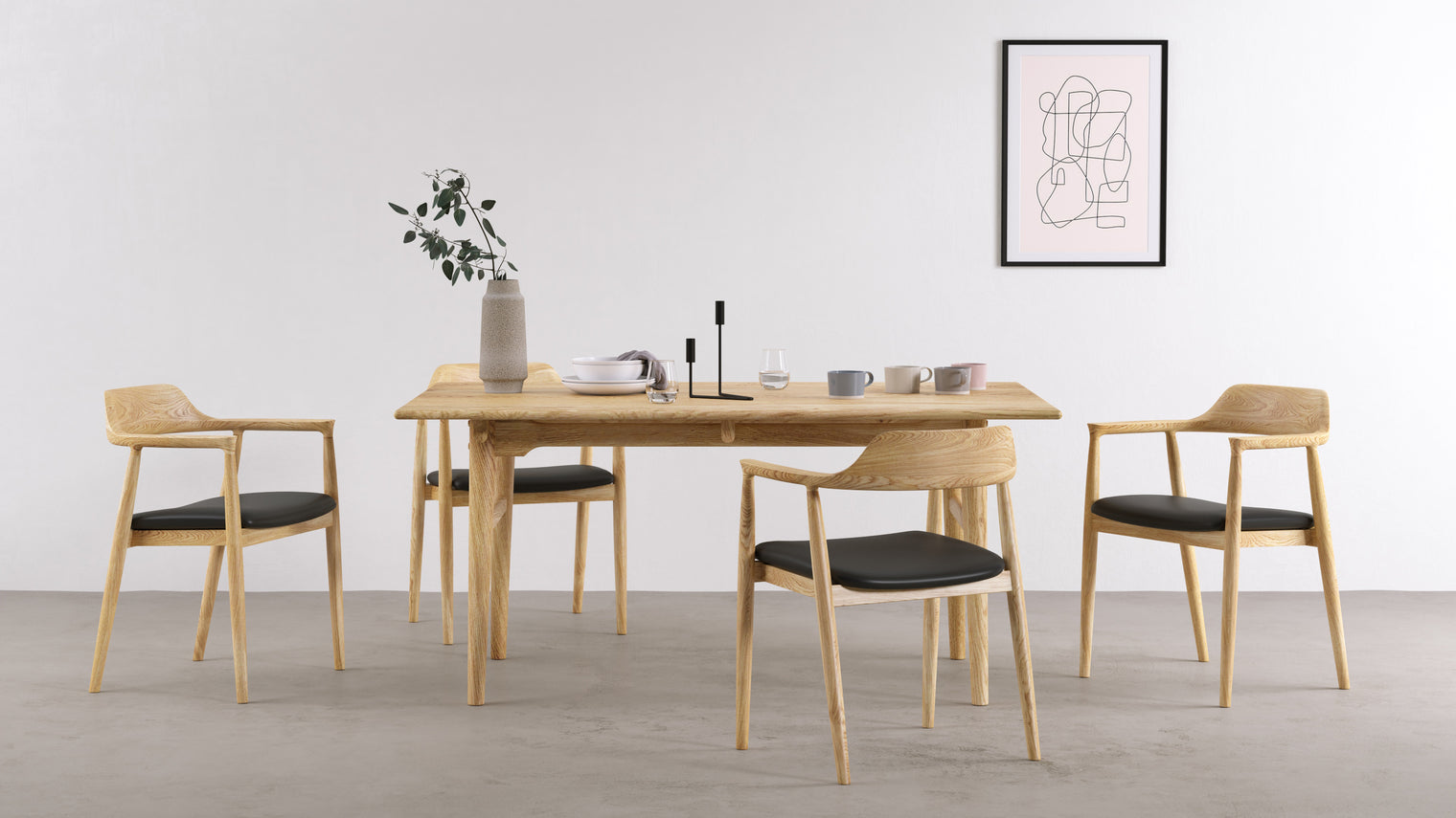 Hiroshima - Hiroshima Armchair, Ash