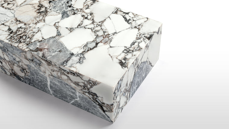Luxe Marble | Thanks to the timeless appeal and refined aesthetic of natural marble, the Plinth is at home in both contemporary and heritage spaces. Allow this striking piece to become the focal point of your space, and the most stylish place to rest your glass and favorite coffee table books.
