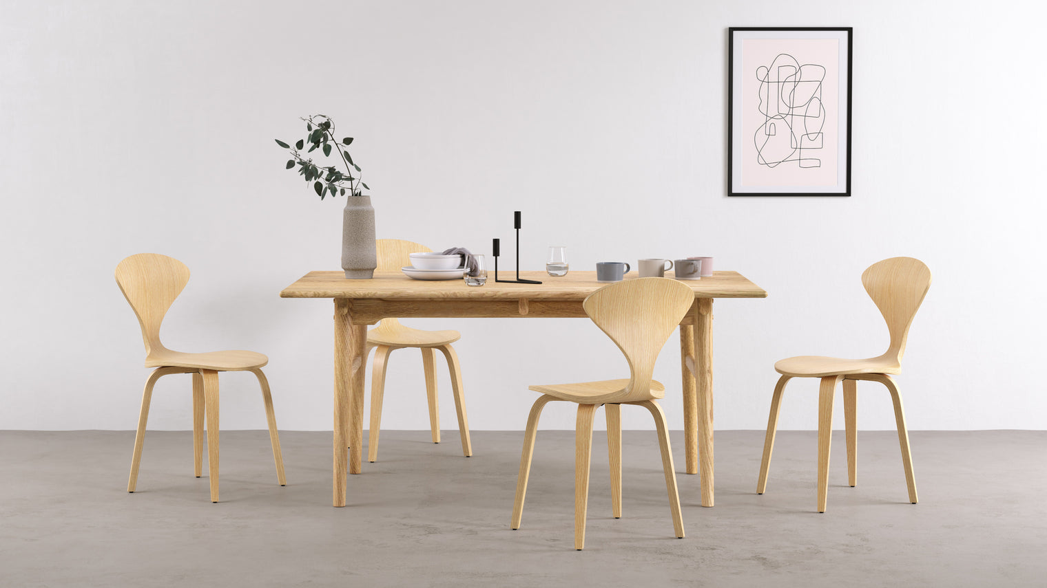 Norman - Norman Dining Chair, Oak