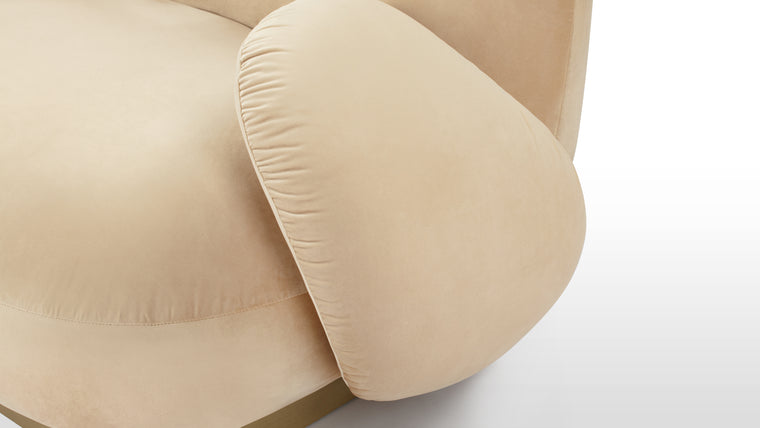 Laid-Back Luxury|Designed to evoke the feeling of sitting in clouds, this chair combines masterful construction with the finest materials available. Handcrafted and triple checked for quality, this chair will be a feature in your space for years to come.
