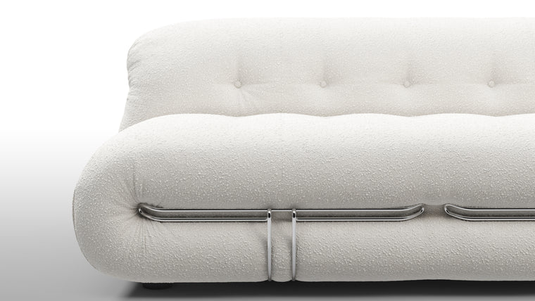 STYLISH LOUNGING | Informal yet undeniably stylish in appearance, you can also count on the quality of this iconic piece. Made with the highest grade materials, the Soriana collection is finished by hand to ensure that each stitch and button is applied with perfection.
