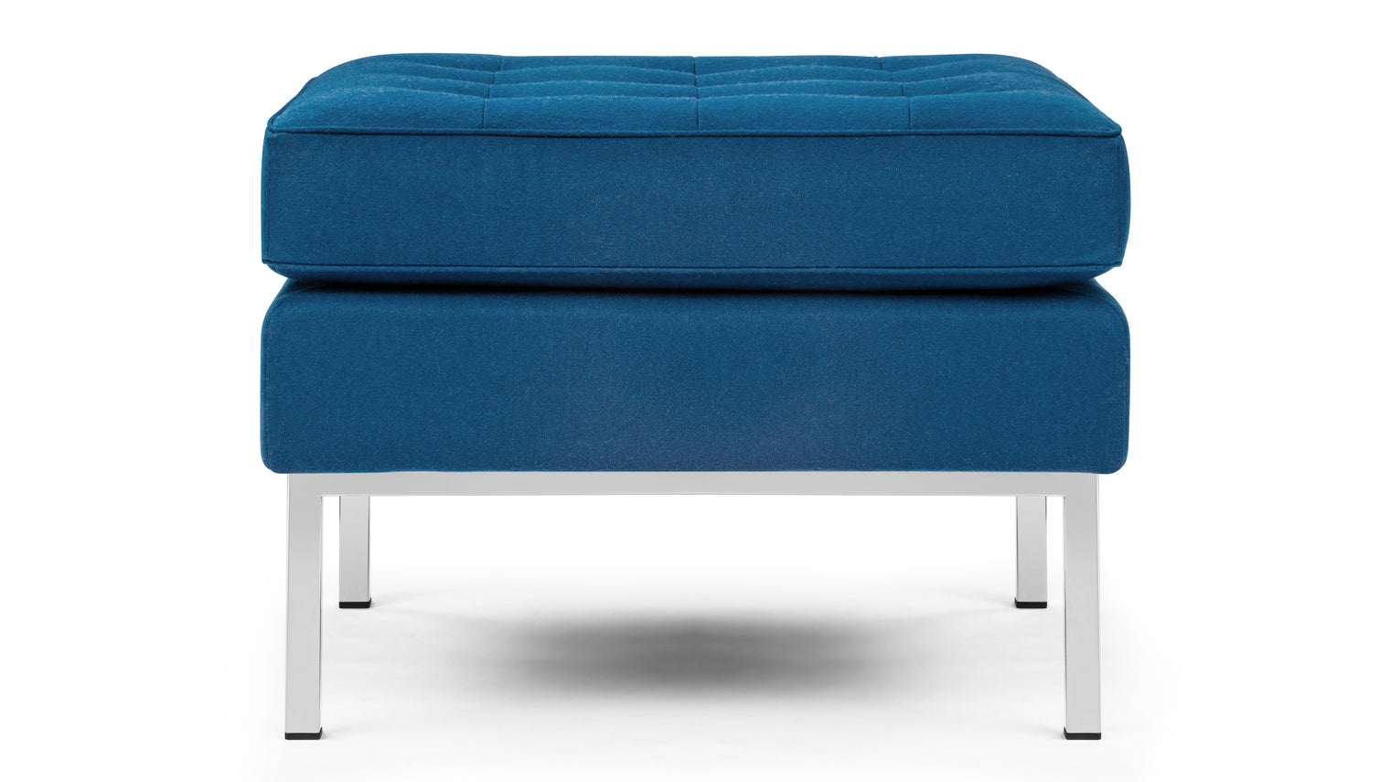 Florence - Florence Ottoman, Indigo Blue Wool