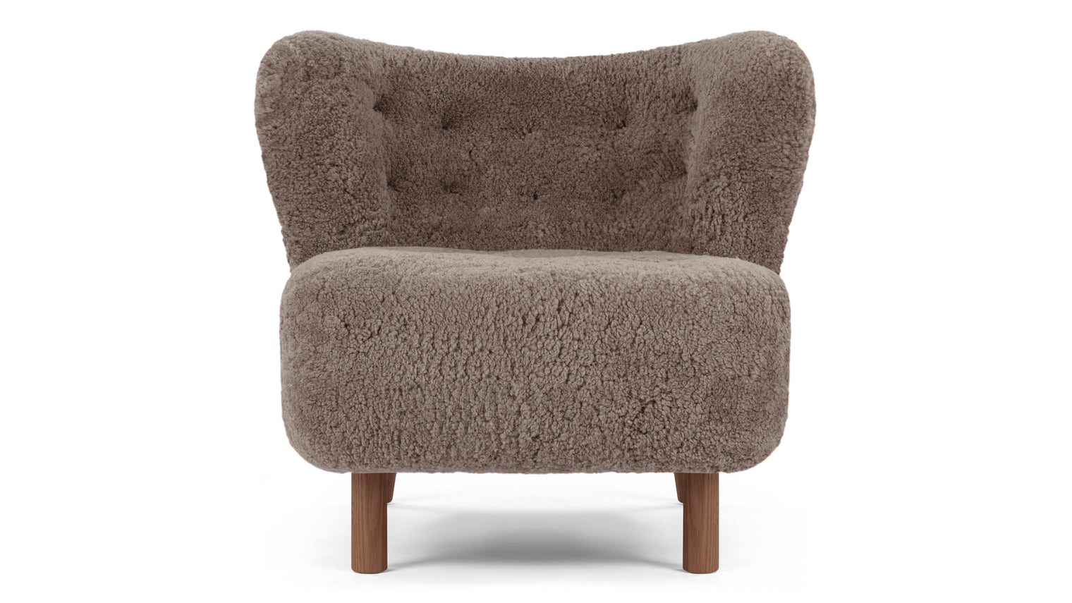 Petra - Petra Chair, Cappuccino Luxe Sheepskin