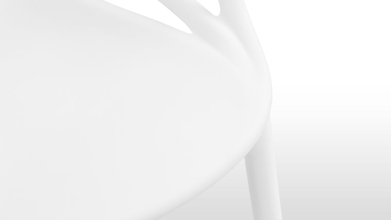 BRINGING THE INSIDE, OUT | The ultra-strong polypropylene construction of this counter stool makes it the ultimate versatile piece thanks to its naturally weather-resistant qualities, lightweight frame, and stackability. Use inside by your counter during winter months, and bring it outside for the summertime to style up your patio space.

